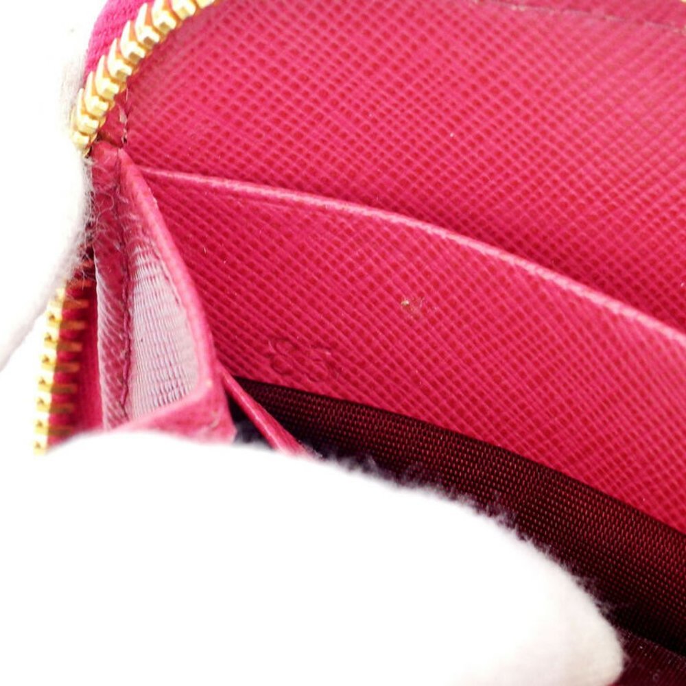 PRADA Purse ribbon pink Safi Arno Leather Auth used T9877 - Picture 7 of 8